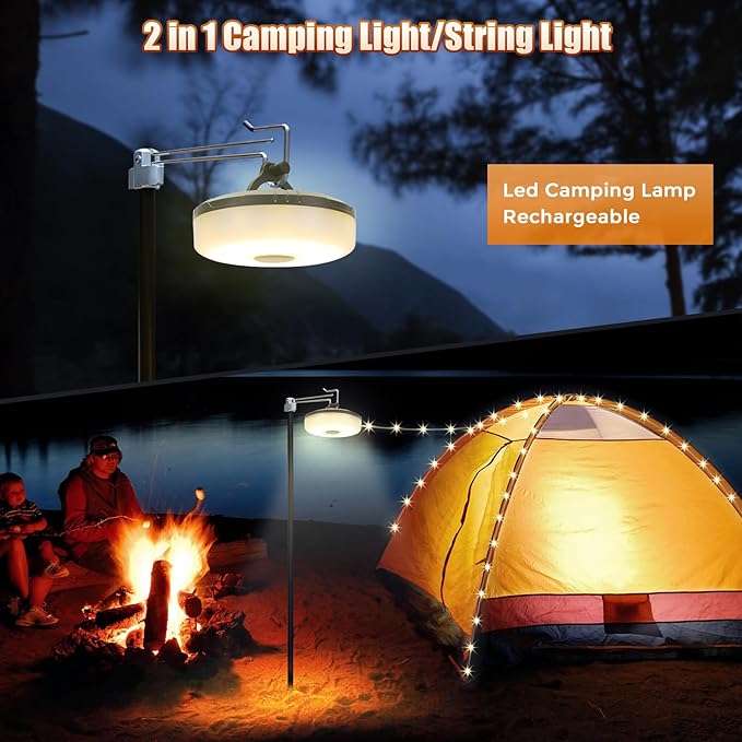 Miniatura 9 de LAMPARA SOLAR PARA ACAMPAR ENROLLABLES